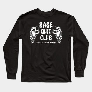 Rage Quit Club (Playstation) Long Sleeve T-Shirt